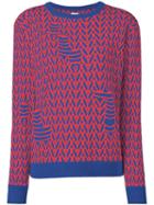 Opening Ceremony Umd X Opening Ceremony Crew Jumper, Women's, Size: Medium, Blue, Merino