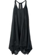 Poème Bohémien Draped Dress, Women's, Size: 38, Black, Cotton/silk