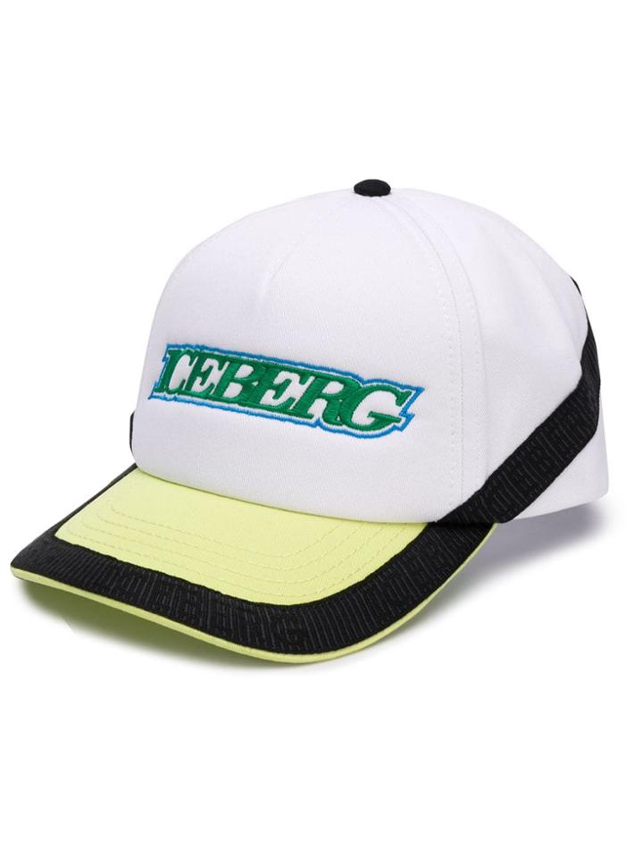Iceberg Embroidered Logo Cap - White