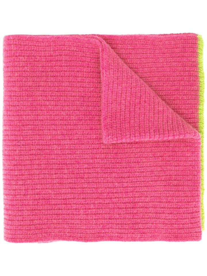 Marni Long Knitted Scarf - Pink