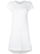 Sacai T-shirt Dress - White