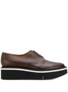 Clergerie Berlin Lace-up Platform Shoes - Brown