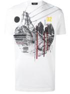 Dsquared2 Graphic Print T-shirt - White