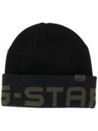 G-star Raw Research Logo Beanie Hat - Black