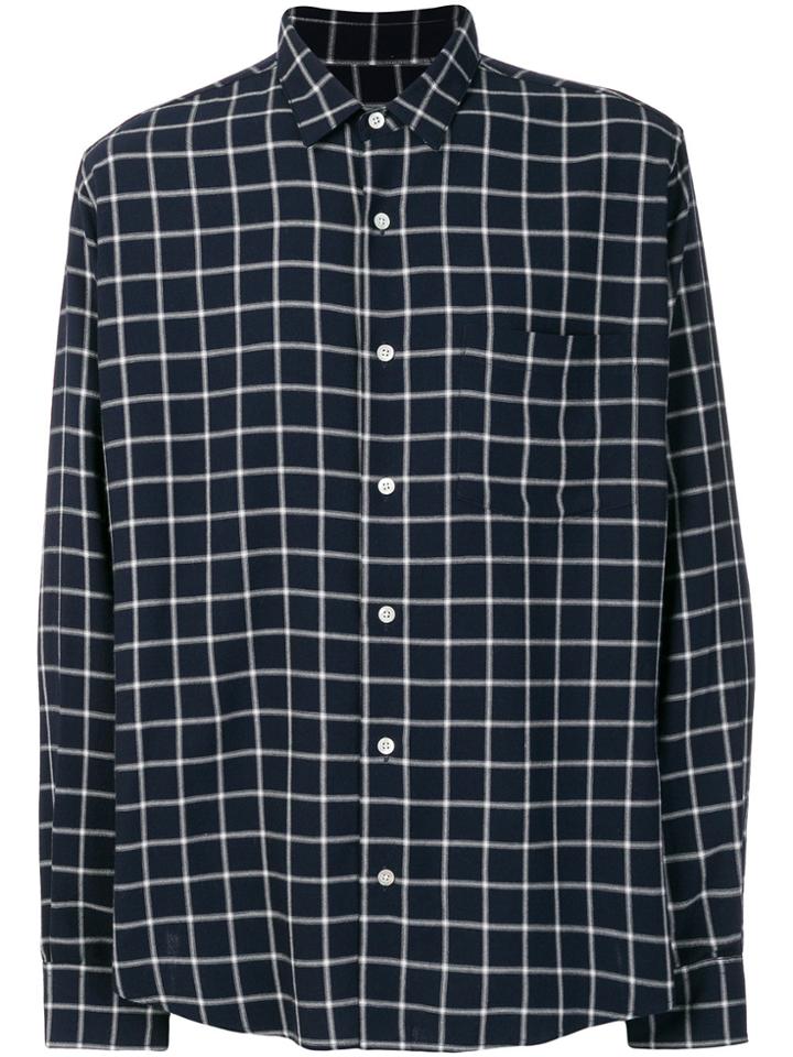 Ami Alexandre Mattiussi Classic Wide Fit Shirt - Blue