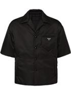 Prada Padded Nylon Gabardine Shirt - Black