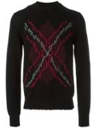 Maison Margiela Argyle Knit Sweater