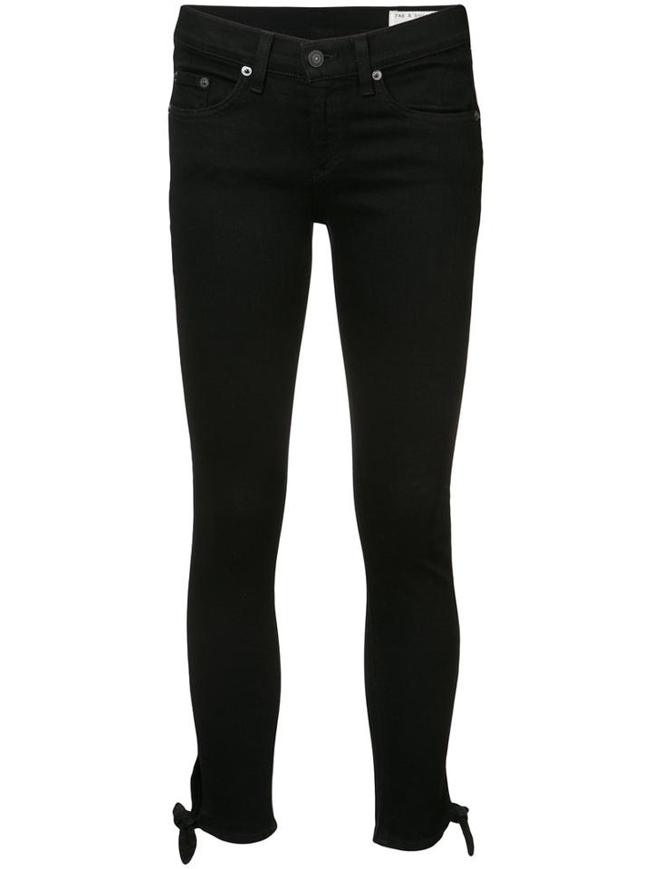 Super Skinny Cropped Jeans - Women - Cotton/polyurethane - 26, Black, Cotton/polyurethane, Rag & Bone /jean