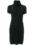 Chanel Pre-owned Turtleneck Knitted Dress - Black