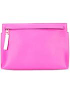 Loewe 't' Clutch - Pink & Purple
