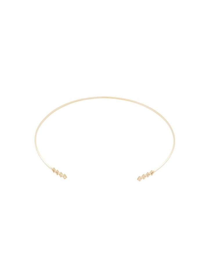 Azlee Single Burst Choker, Women's, Metallic