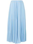 Astraet Pleated Midi Skirt - Blue