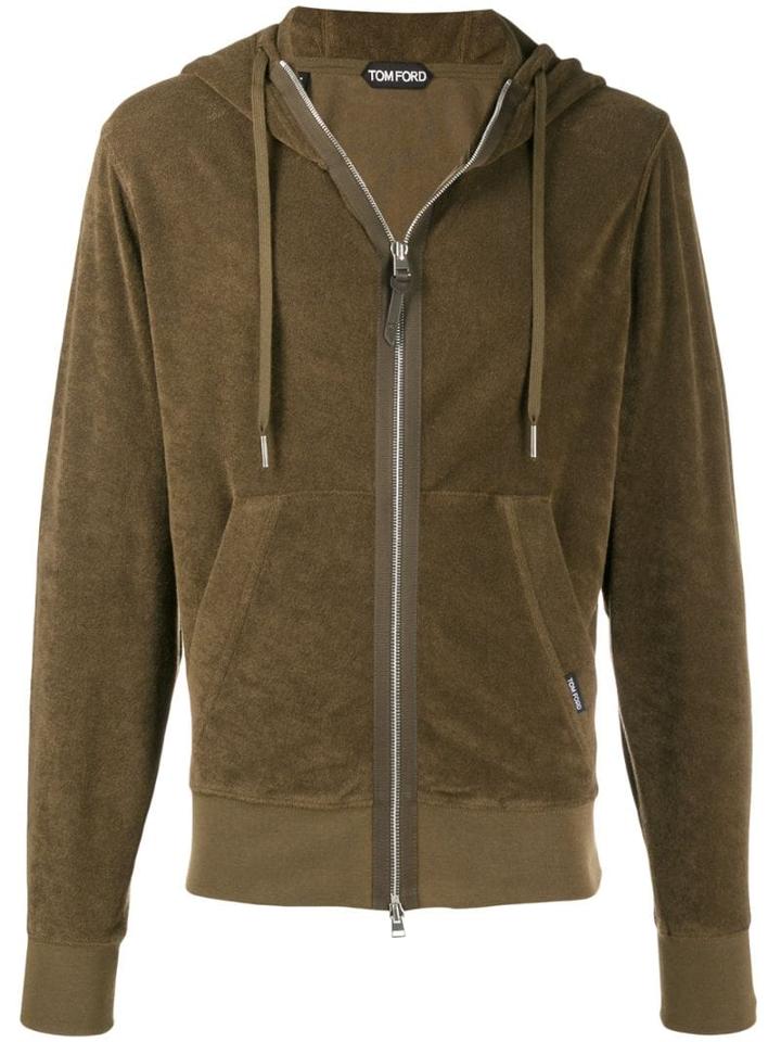 Tom Ford Zip-up Hoodie - Green