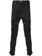 Diesel Black Gold Ruched Leg Drop Crotch Jeans