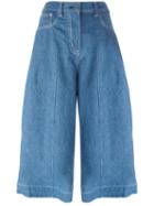 Sacai Denim Culottes, Women's, Size: 2, Blue, Cotton