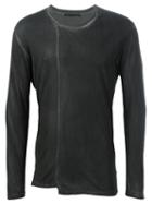 The Viridi-anne Long Sleeves T-shirt, Men's, Size: 2, Black, Cotton