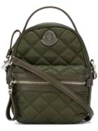 Moncler Mini Quilted Bag, Men's, Green, Polyester