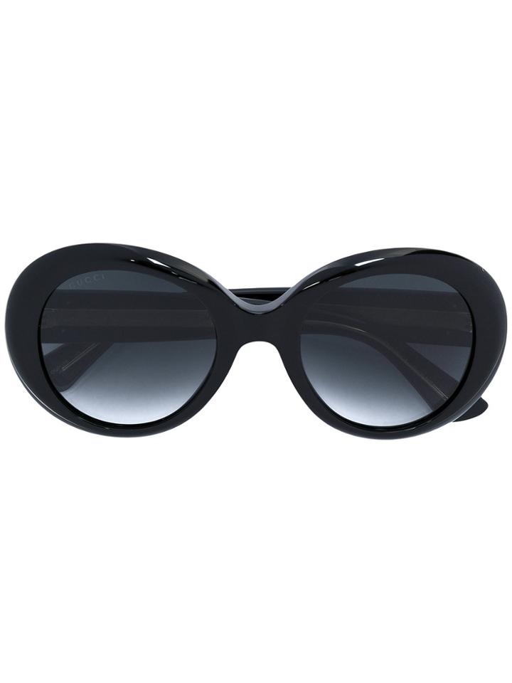 Gucci Eyewear Oversized Sunglasses - Black