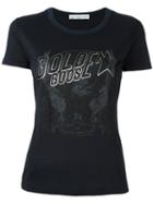 Golden Goose Deluxe Brand Logo Print T-shirt, Women's, Size: Large, Blue, Cotton