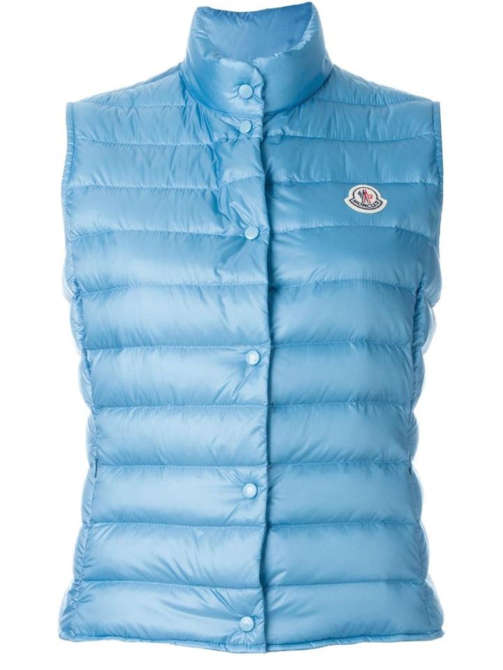 Moncler Liane Padded Gilet, Women's, Size: 1, Blue, Polyamide/feather Down