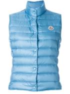 Moncler Liane Padded Gilet, Women's, Size: 1, Blue, Polyamide/feather Down
