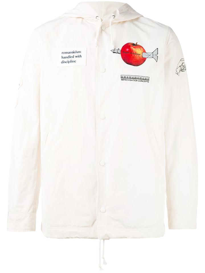 Undercover - Patch Bomber Jacket - Men - Polyester - 3, Nude/neutrals, Polyester