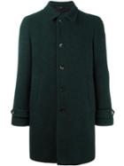 Hevo Notched Lapel Mid Coat, Men's, Size: 52, Green, Viscose/virgin Wool/polyamide