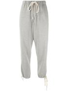 Bassike Drawstring Track Trousers - Grey