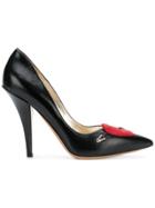 Valentino Love Story Heart Pumps - Black