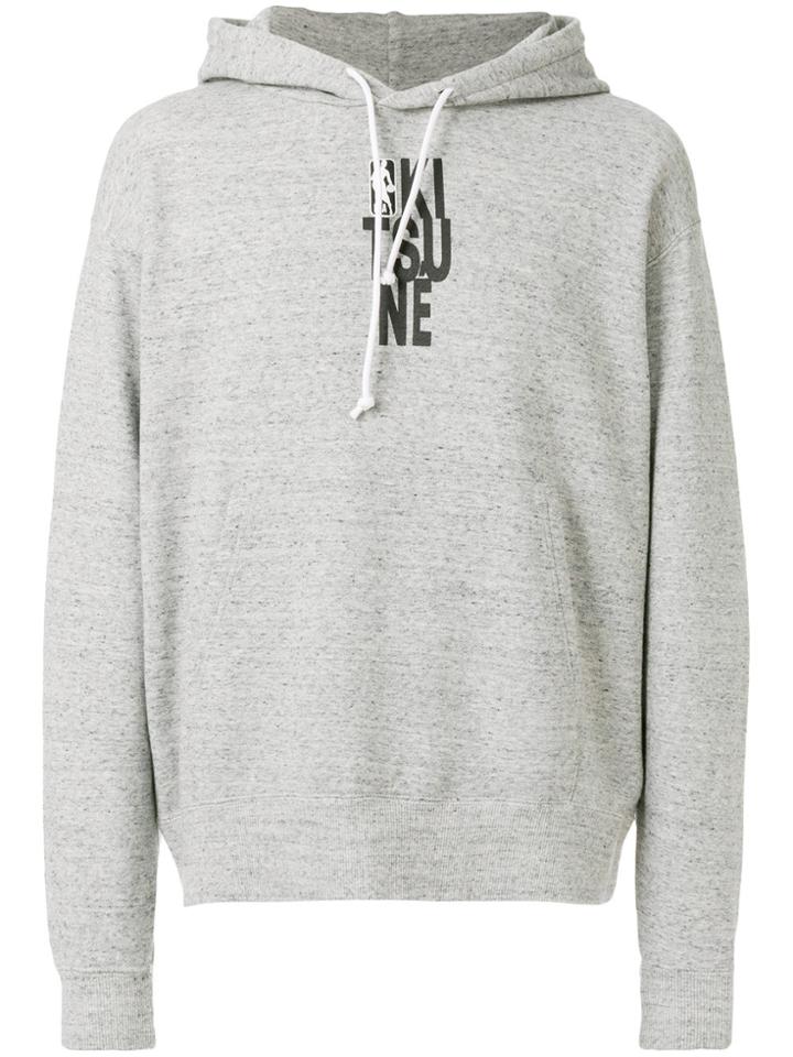 Maison Kitsuné Nba Hoodie - Grey