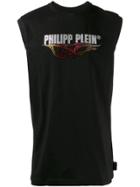 Philipp Plein Flame Tank Top - Black