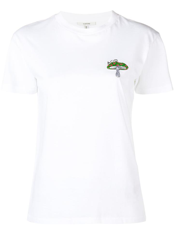 Ganni Acid Mushroom T-shirt - White