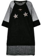 Lédition Embellished Star Dress - Black