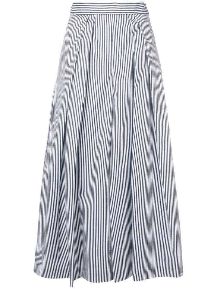 Antonio Marras Cropped Wide Leg Trousers - Blue