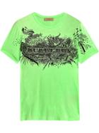 Burberry Doodle Print Cotton T-shirt - Green