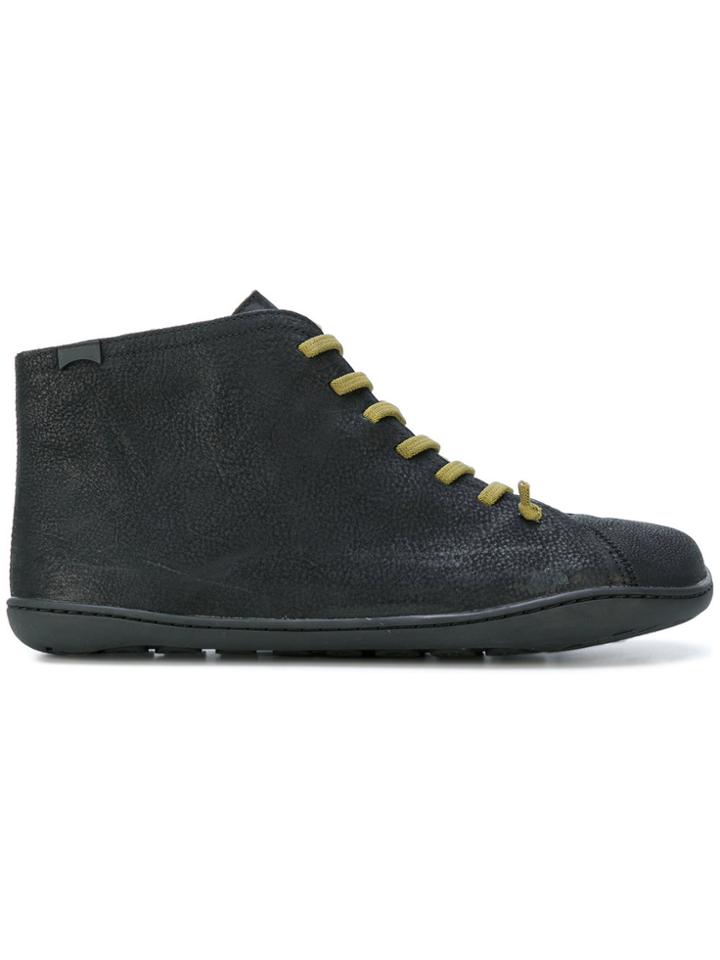 Camper Lace-up Boots - Black