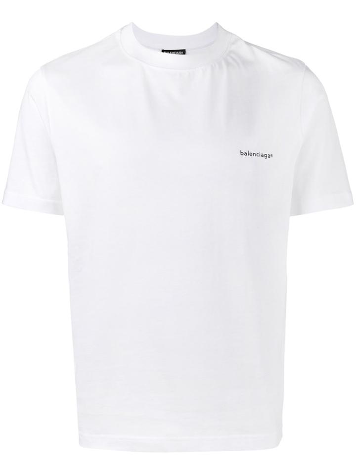 Balenciaga Logo T-shirt - White