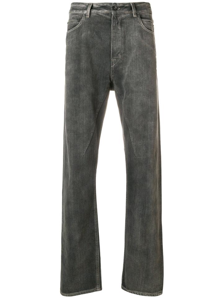 Rick Owens Drkshdw Straight Leg Jeans - Grey