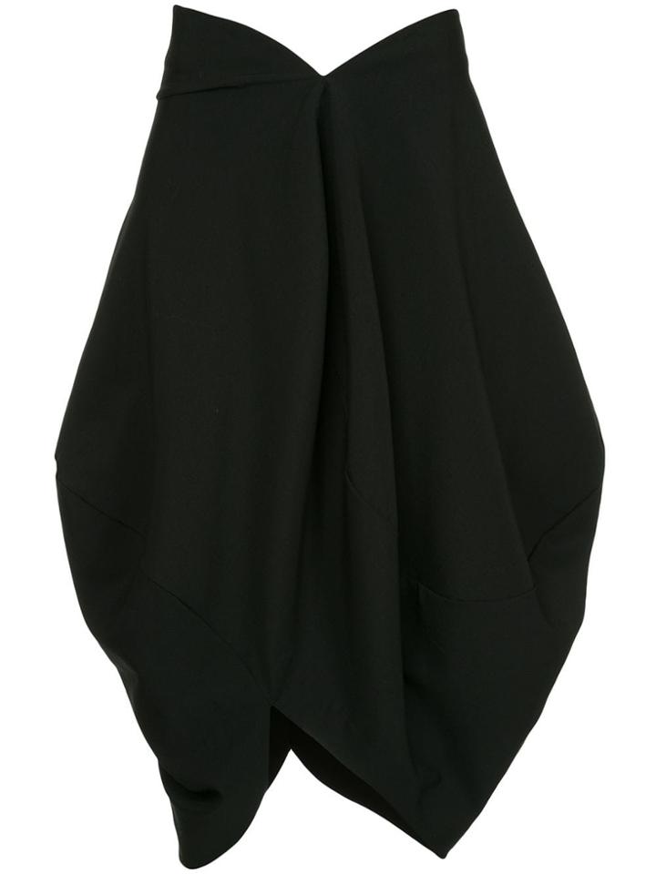 Comme Des Garçons Vintage Abstract Safety Pin Skirt - Black