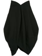 Comme Des Garçons Vintage Abstract Safety Pin Skirt - Black