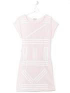 Kenzo Kids Printed T-shirt Dress, Size: 14 Yrs, Pink/purple