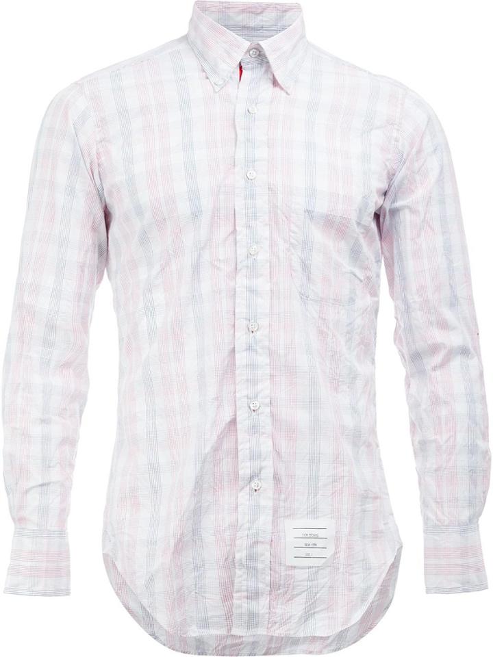 Thom Browne Plaid Shirt - Multicolour