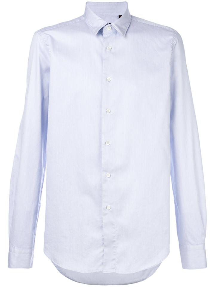Dell'oglio Curved Hem Shirt - Blue