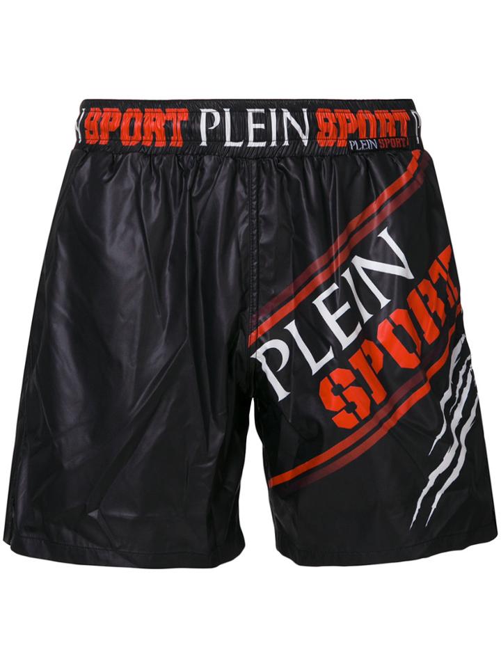 Plein Sport Swimming Shorts - Black