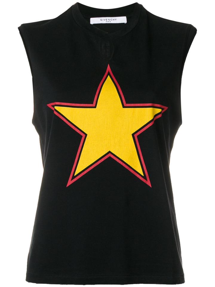 Givenchy Graphic Print Top - Black