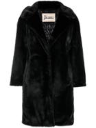 Herno Faux Fur Coat - Black