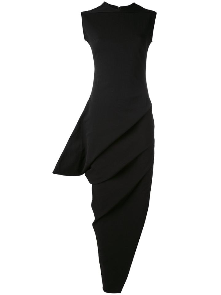 Rick Owens Asymmetric Dress - Black