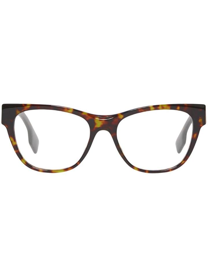Burberry Square Optical Frames - Brown