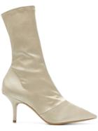 Yeezy Satin Ankle Boots - Metallic