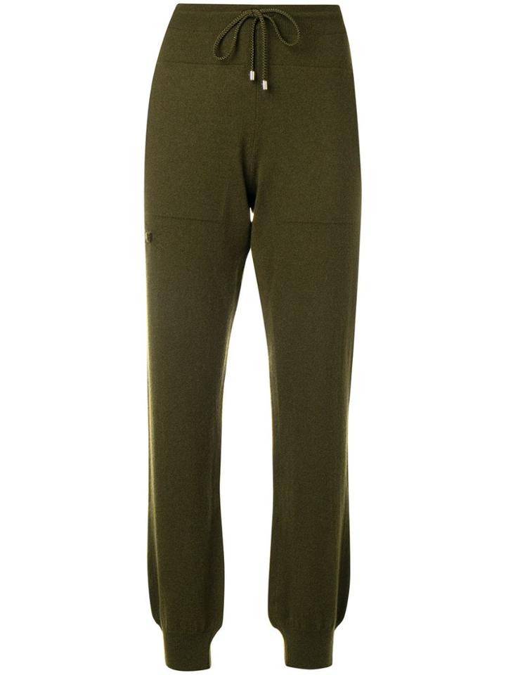 Barrie Knitted Track Pants - Green